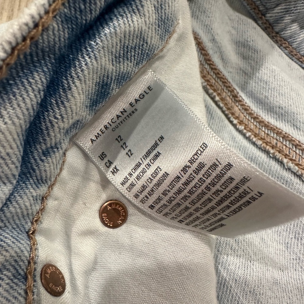 American Eagle Outfitters Light Blue Jean Shorts